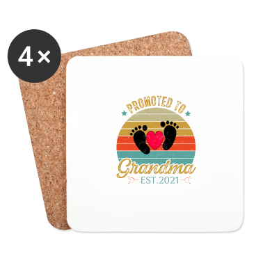 Geschenk Oma Untersetzer - Befördert zu Oma