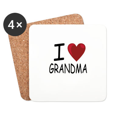 Geschenk Oma Untersetzer - Ich liebe Oma