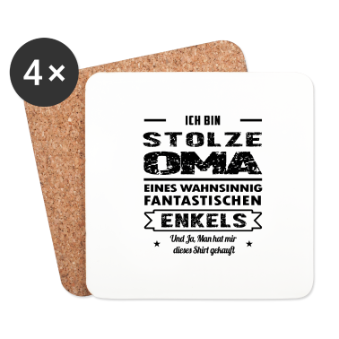 Geschenk Oma Untersetzer - Stolze Oma