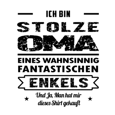 Motiv Stolze Oma