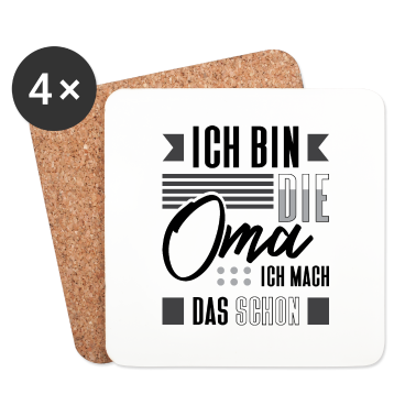 Geschenk Oma Untersetzer - Oma Geschenk