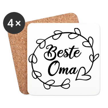 Geschenk Oma Untersetzer - BESTE OMA