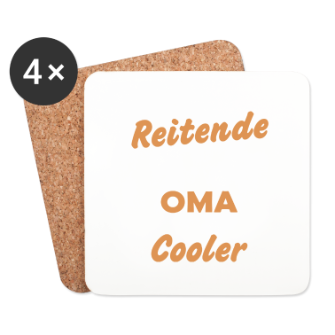 Geschenk Oma Untersetzer - OMA 2reit