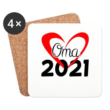 Geschenk Oma Untersetzer - Oma 2021