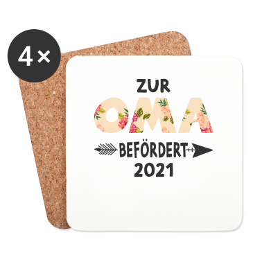 Geschenk Oma Untersetzer - Oma 2021