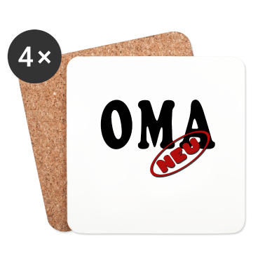 Geschenk Oma Untersetzer - oma neu