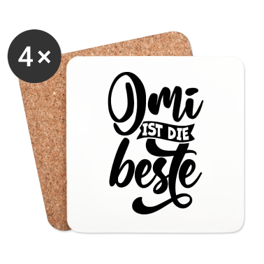 Geschenk Oma Untersetzer - Oma ist die beste