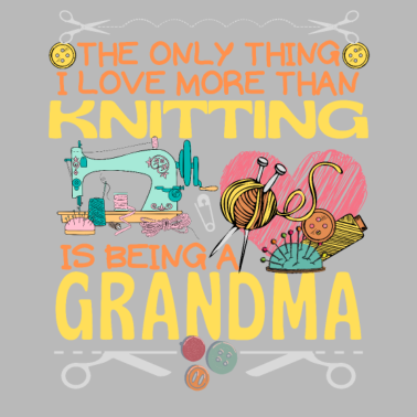 Motiv Eine strickende Oma Nähen Oma