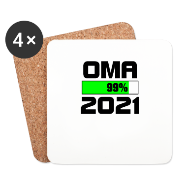 Geschenk Oma Untersetzer - OMA 2021