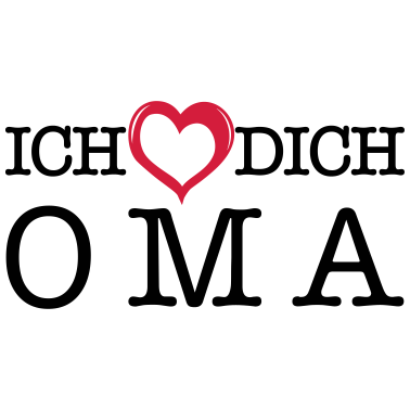 Motiv Ich liebe dich Oma
