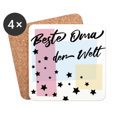 Geschenk Oma Untersetzer - beste Oma