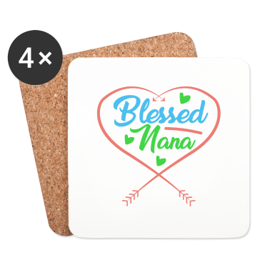 Geschenk Oma Untersetzer - Oma gesegnet