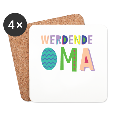 Geschenk Oma Untersetzer - Werdende Oma