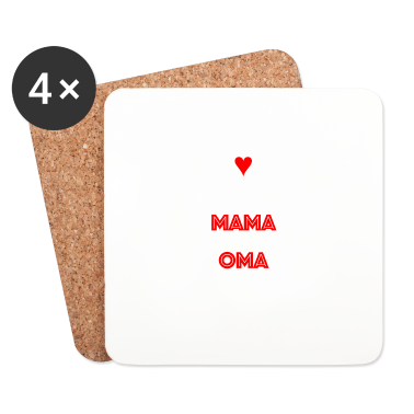 Geschenk Oma Untersetzer - Zur Oma befördert!