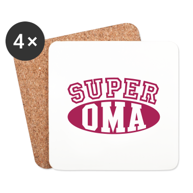 Geschenk Oma Untersetzer - Super Oma