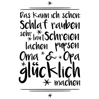 Motiv Oma und Opa glücklich