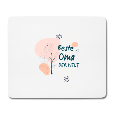 Geschenk Oma Mousepad - Beste oma der welt Mutter Familie Geschenk