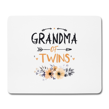 Geschenk Oma Mousepad - Oma der Zwillinge