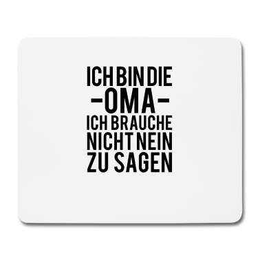 Geschenk Oma Mousepad - Oma
