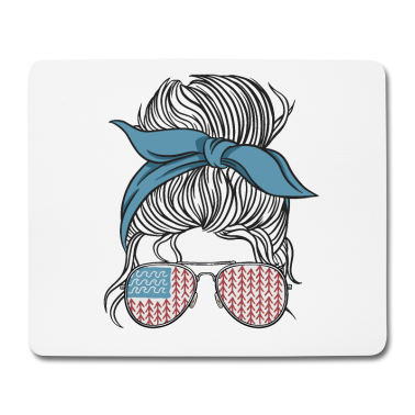 Geschenk Oma Mousepad - Kapitänin USA Lustig Damen Seglerin Bootfahren