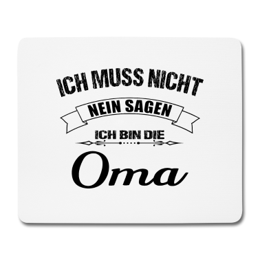 Geschenk Oma Mousepad - Oma