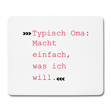 Geschenk Oma Mousepad - Oma