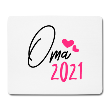 Geschenk Oma Mousepad - Oma 2021 - Werdende Oma