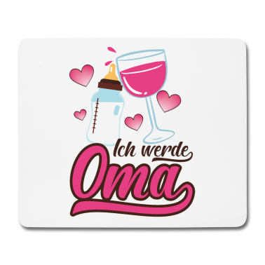 Geschenk Oma Mousepad - ich werde oma Geschenk werdende Oma