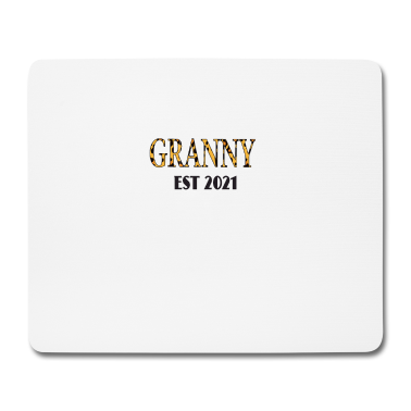 Geschenk Oma Mousepad - oma est 2021 zur Oma befördert