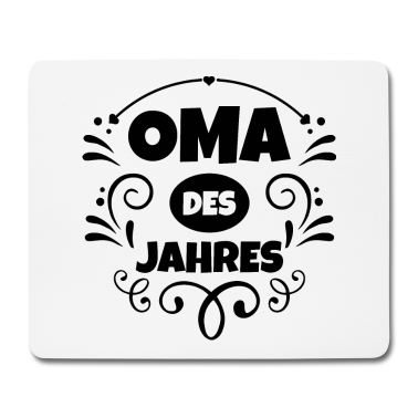 Geschenk Oma Mousepad - Oma des Jahres I Oma Geburtstag I Muttertag Oma