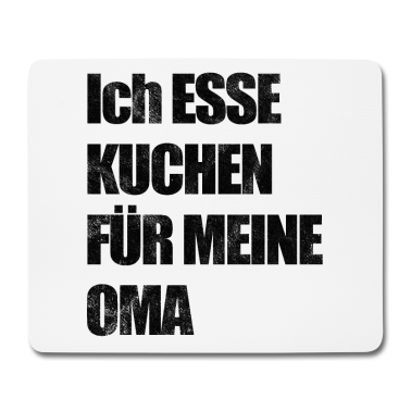 Geschenk Oma Mousepad - Oma Kuchen