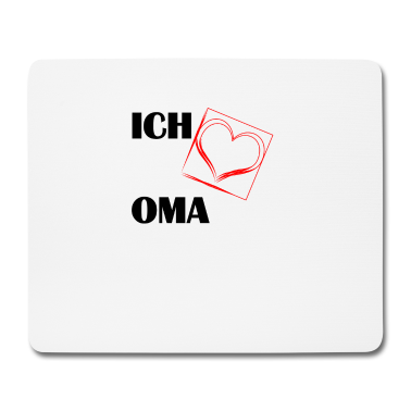 Geschenk Oma Mousepad - Ich Herz Oma