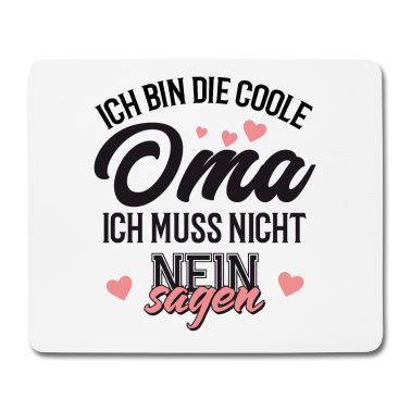 Geschenk Oma Mousepad - Coole Oma Geschenk für Oma