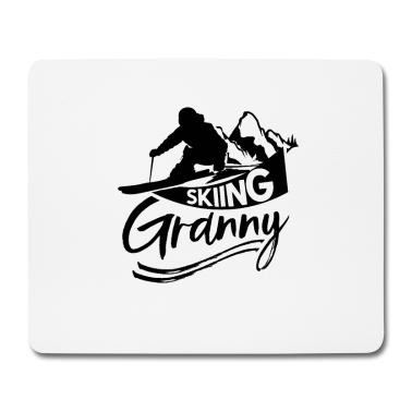 Geschenk Oma Mousepad - Ski Oma