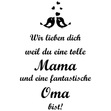 Motiv wir lieben dich oma
