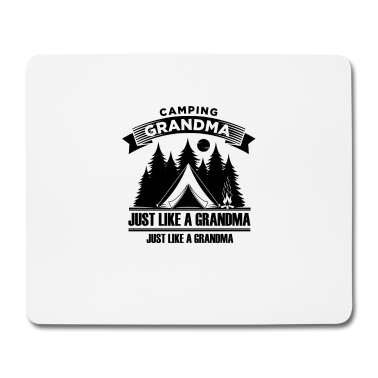 Geschenk Oma Mousepad - Camping Oma