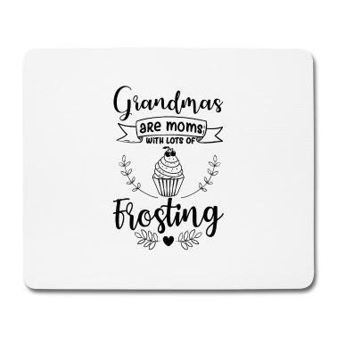 Geschenk Oma Mousepad - Oma Cupcake