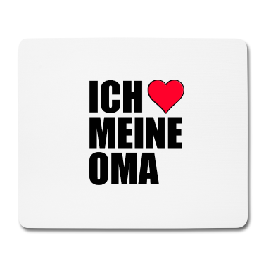 Geschenk Oma Mousepad - ICH LIEBE MEINE OMA