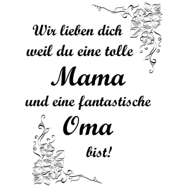 Motiv wir lieben dich oma
