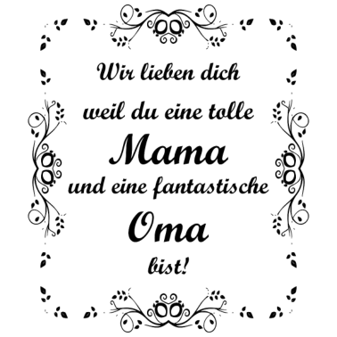 Motiv wir lieben dich oma