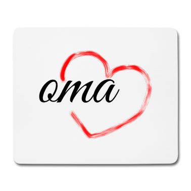 Geschenk Oma Mousepad - Oma Herz