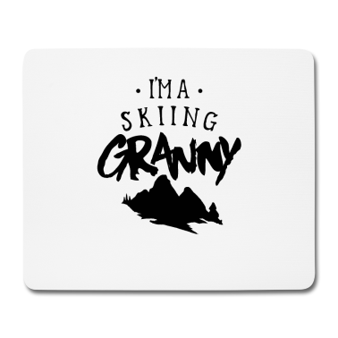 Geschenk Oma Mousepad - Ski Oma