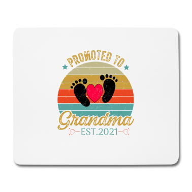 Geschenk Oma Mousepad - Befördert zu Oma