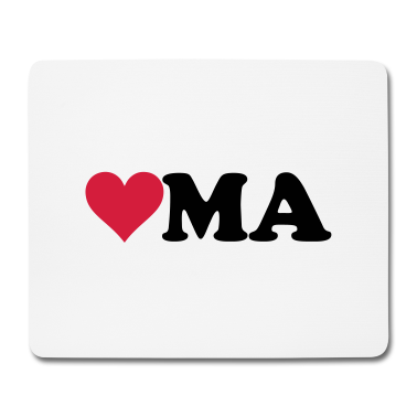 Geschenk Oma Mousepad - Oma Herz