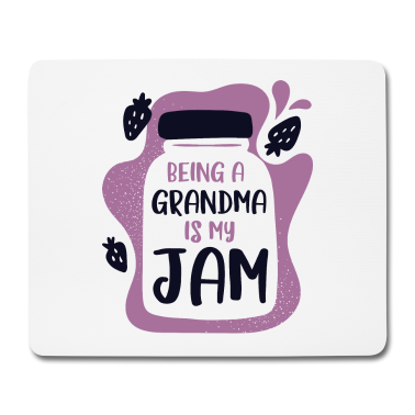 Geschenk Oma Mousepad - Oma sein ist mein Jam