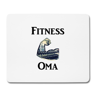 Geschenk Oma Mousepad - Fitness Oma