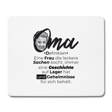 Geschenk Oma Mousepad - Oma Geschenk