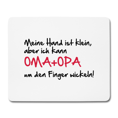 Geschenk Oma Mousepad - Oma+Opa_v1