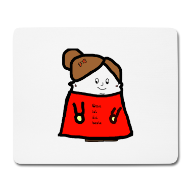 Geschenk Oma Mousepad - Oma ist die beste