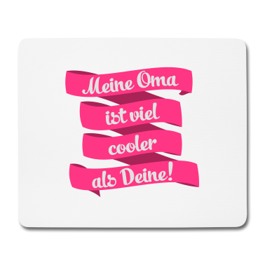 Geschenk Oma Mousepad - meine oma ist viel cooler als Deine